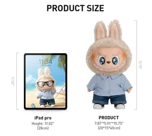 POPMART Official Store's Authentic for Labubu Macaron HIRONO Molly SP Series Plush Pendant New Plastic-Sealed Blind Box - Product Image 6