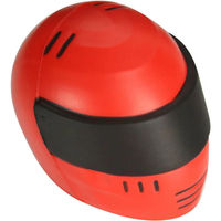 Jouets anti-stress en forme de casque de course, avec logo personnalisé, en mousse compressible, pour soulager l'anxiété, cadeau promotionnel, gadget original