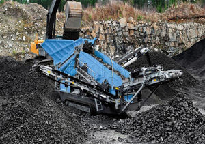 भारी मोबाइल स्क्रीन बड़े क्षमता Scalping मशीन खनन उपकरण - Product Image 2