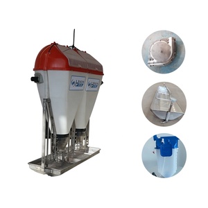 Nuovo Miglior Prezzo HENGYIN <span class=keywords><strong>HYG</strong></span> F01 Mangiatoia Automatica Intelligente in Plastica Bianca 65KG 100KG 140KG per Alimenti Secchi e Umidi Lunga Durata per Suini - Product Image 1