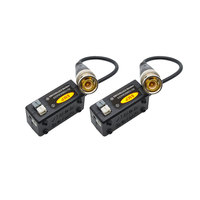 Transmisor de Video Pasivo de Plástico Anti-interferencia AHD/CVI/TVI/CVBS de 300M HD 8MP, Balun UTP de Par Trenzado con Conector BNC para Monitor CCTV