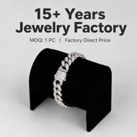 Bracelet gourmette cubaine de luxe en gros pour hommes, pavé de zircone cubique, fait main, 12 mm, chaîne hip-hop bling-bling