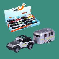 Jinying Vente en gros Ensemble de 8 modèles de voitures jouets en alliage à inertie à rétrofriction pour enfants, collection, jeu, cadeau, divertissement en extérieur