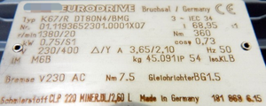 Nieuwe Originele Klaar K67r Dt80n4bmg 075kw Rpm1380 I 6895 Plc Programmeercontroller - Product Image 3