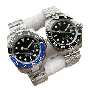 <span class=keywords><strong>Orologio</strong></span> automatico GMT NH34 in oro <span class=keywords><strong>giallo</strong></span> da 40 mm per <span class=keywords><strong>uomo</strong></span>, ceramica, lunetta grigio nero, vetro zaffiro, quadrante luminoso, impermeabile - Product Image 5