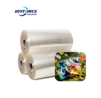 Film soluble dans l'eau en PVA transparent Joyforce pour les capsules de lessive, scellage robuste, respectueux de l'environnement, fabrication OEM ODM disponible