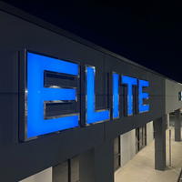 Letrero de Acero Inoxidable con Retroiluminación LED 3D, Logotipo Iluminado Personalizado para Empresas, Oficinas, Recepción, Letreros de Pared