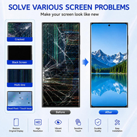 Écran LCD OLED de remplacement pour téléphone Samsung Galaxy S25 Ultra S24 Plus S23 FE S22 S21 S20, écran d'affichage original