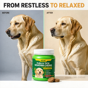 <span class=keywords><strong>Comprimés</strong></span> à croquer vermifuges pour animaux de compagnie, enrichis en vitamines (vitamines du groupe B), à action rapide et longue durée, durée de conservation de 2 ans, pour toutes les générations, 0,5 kg/pièce - Product Image 5
