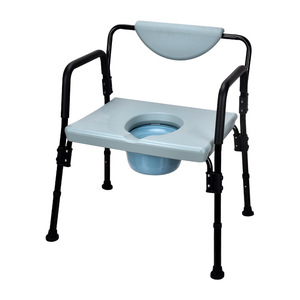 <b>Commode</b> Chair <b>Portable</b> Toilet For Elderly And Pregnant Women With Removable Bucket And Non Slip Foot Mat - Product Image 3