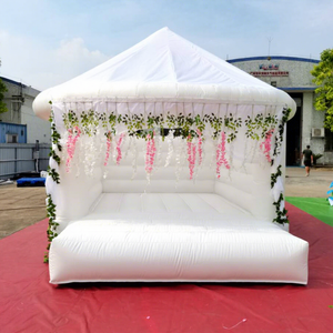 บ้านลมสีขาวสำหรับงานแต่งงาน บ้านเด้งดึ๋งสำหรับปาร์ตี้ ปราสาทลมสำหรับเด็ก - Product Image 1