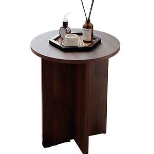 Solid Wood <b>Round</b> Side <b>Table</b> With Decorative Feature For Living Room <b>Coffee</b> <b>Table</b> - Product Image 5