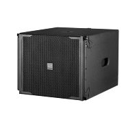 2000W professionnel 15 pouces Active Array Subwoofer plat alimenté système de boîte de son DJ extérieur