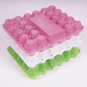 PET alt kapak yumurta tepsisi Blister ve kapaklı ambalaj saydam pembe yeşil beyaz renkler gıda sınıfı - Product Image 2