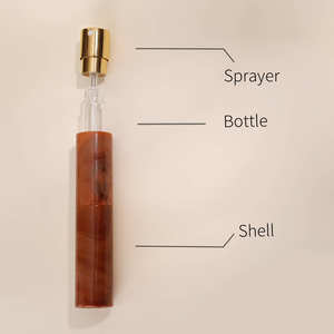 Atomiseur de parfum portable Eric à pompe automatique, finition marbre, pour voyage, personnalisation possible - Product Image 5