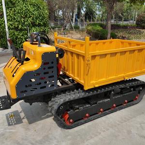 Camion benne sur chenilles de 3 tonnes avec chenilles en caoutchouc pour le transport en ingénierie, l'agriculture, la montagne et la manutention de matériaux lourds - Product Image 2