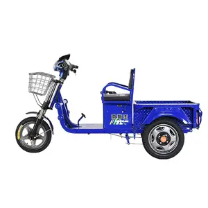 China 550w 650w Elektro-Dreirad für die Fracht lieferung Adult Open Body Antiskid 3 Wheels Electric Pedicab
