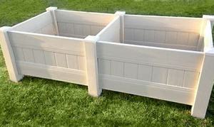 <span class=keywords><strong>Maceta</strong></span> de PVC personalizable para exteriores, 2 pies, madera tratada a alta presión <span class=keywords><strong>natural</strong></span>, bajo mantenimiento, alta seguridad para patios de jardineras - Product Image 4