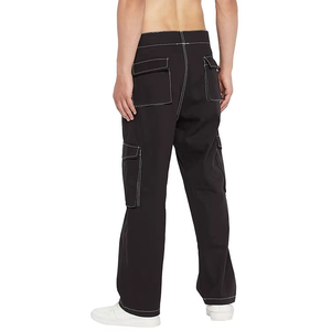 Pantalones Cargo Rectos y Holgados Personalizados de Mezclilla para Hombre - Product Image 1