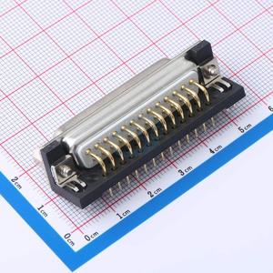 Connecteur D-Sub femelle XKB Connection X0325FC2W2 25 broches, angle droit, traversant, 5A, ROHS pour équipement industriel PCB - Product Image 3