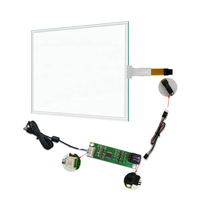 Pantalla táctil resistiva de 12,1 pulgadas Panel de pantalla táctil resistiva de 4 cables para computadoras portátiles con pantalla táctil