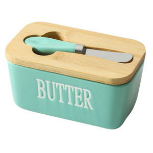 กล่องเนยสุญญากาศแบบทันสมัย <span class=keywords><strong>NFS</strong></span> พร้อมฝาไม้ มีมีดในตัว ปลอดภัยสำหรับเครื่องล้างจาน ทำความสะอาดง่าย สำหรับใช้ในครัวและงานเลี้ยง - Product Image 5