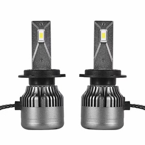 Phare LED de <span class=keywords><strong>voiture</strong></span>, projecteur de moto super lumineux 6000K 56W 12000LM H4, faisceau haut/bas intégré, feu antibrouillard H7 12V universel - Product Image 4