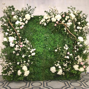 Personalizado Artificial peonía rosa y Flor de hortensia pared Artificial flor plantador de la pared - Product Image 2