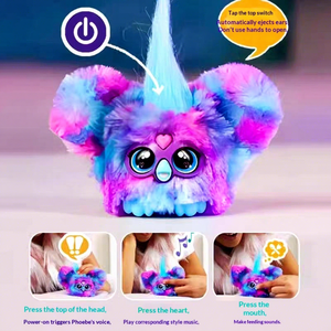 Phoebe Elf Mini poupée électronique, animal de compagnie en peluche, jouet en peluche pour enfants, PVC, 0-10 cm, cadeau mignon - Product Image 3