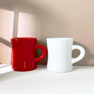 Mug en céramique Zibo, porcelaine blanche, design logo, pour couples, coffret cadeau de bureau, cadeaux promotionnels - Product Image 3