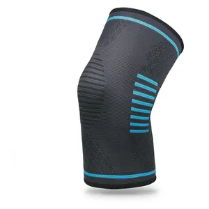नया स्पोर्ट्स घुटने का रक्षक चार लोचदार गैर-पर्ची गर्म नायलॉन बुना हुआ पैर रक्षक आउटडोर घुटने की सुरक्षा