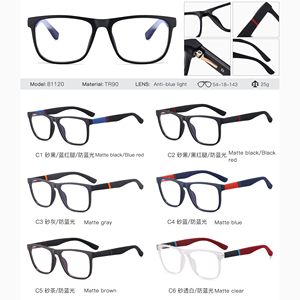 MS 81120 Nuovi Occhiali da Vista per Uomo in TR90, Montatura Classica Quadrata, Lenti Anti-Luce Blu, Design alla Moda - Product Image 6