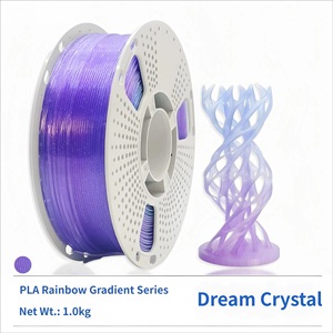 <b>PLA</b> 3D Printing Filament Rainbow Gradient Multicolor 1kg 1.75mm for Bambu Lab Creality - Product Image 2