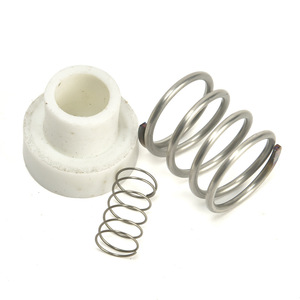 Noyau de valve unidirectionnel Swan avec ressort pour accessoires de pompe à compresseur d'air, noyau de valve blanc avec ressort métallique, pièces industrielles - Product Image 1