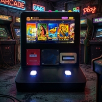 Machine d'arcade de table en métal 18-en-1 personnalisée avec logo anglais, équipement de divertissement pour lieux commerciaux