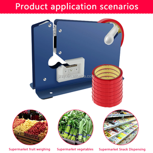 Dispensador de <span class=keywords><strong>Cinta</strong></span> Adhesiva de Acero Inoxidable, Máquina Selladora de Bolsas de Plástico <span class=keywords><strong>para</strong></span> Supermercados, Selladora de Alimentos, <span class=keywords><strong>Engrapadora</strong></span> de Frutas - Product Image 3