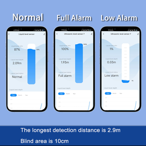 Monitor de Nivel de Agua <span class=keywords><strong>Lora</strong></span> LCD, con Batería, Tuya Smart Home, Sensor de Nivel de Agua sin Contacto de Larga Distancia, para Río y Aguas Residuales, WiFi - Product Image 5