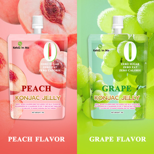 Precio <span class=keywords><strong>de</strong></span> fábrica Instant Zero Fat Grape Gelee <span class=keywords><strong>De</strong></span> Bardane Drink Jeli Gelatina Di Konjac Jelly - Product Image 2
