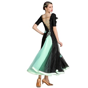 Ylf816 vestido de práctica de salón de baile de gama alta mujeres trajes de baile de tango <span class=keywords><strong>Flamenco</strong></span> mujeres vestido de práctica de baile suave para la venta - Product Image 1