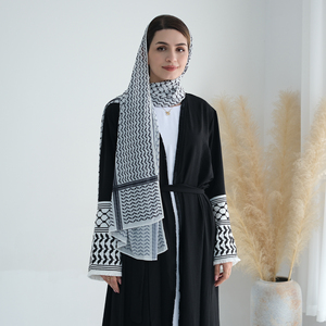 Loriya Customized Embroidery Cardigan Women Islamic Clothing Hot Selling High Quality Trend <strong>Abaya</strong> <strong>Palestinian</strong> <strong>Abaya</strong> - Product Image 6