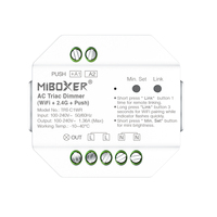 TRI-C1WR Miboxer Milight AC 100-240V Tuya WiF APP 2.4G Push AC Triac Gradateur