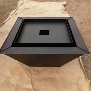 Brasero au propane pour jardin, brasero aquatique en acier inoxydable noir pour piscine - Product Image 5
