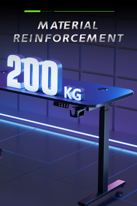 โต๊ะทำงานรูปตัวแอล ขายส่งจากโรงงาน โต๊ะคอมพิวเตอร์ RGB รุ่นใหม่ โต๊ะเกมมิ่งพีซี - Product Image 4