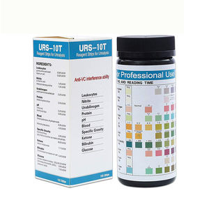 VANSFUL 10 Parameter Urinanalyse-Teststreifen Reagenz streifen für den pH-Wert von Urinanalyse-Keton nitrit - Product Image 1