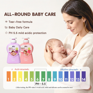 Nary Baby Champú y Gel de Baño 2 en 1 con Queratina 500ml Venta al por Mayor para Niños/Gel de Ducha Fórmula Sin Lágrimas Productos para <span class=keywords><strong>el</strong></span> Cuidado del Bebé - Product Image 6