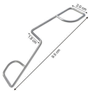 Clips et cales <span class=keywords><strong>pour</strong></span> panneaux de clôture en acier inoxydable, anti-vibrations, fixation de clôture de jardin, attaches FS-2537, modè<span class=keywords><strong>le</strong></span> moderne et simple - Product Image 2