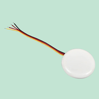 Interrupteur tactile intelligent à LED en PVC de 25 mm pour miroir, 12V-24V 60W, détection de mouvement, pour éclairage de meuble ou étagère DIY