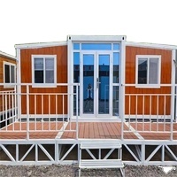 Pas cher 20Ft Chambre 2 3 Chambre Hôtel Vivre Mini Maisons Préfabriquées Pliables Maisons Conteneur Extensible Préfabriquées