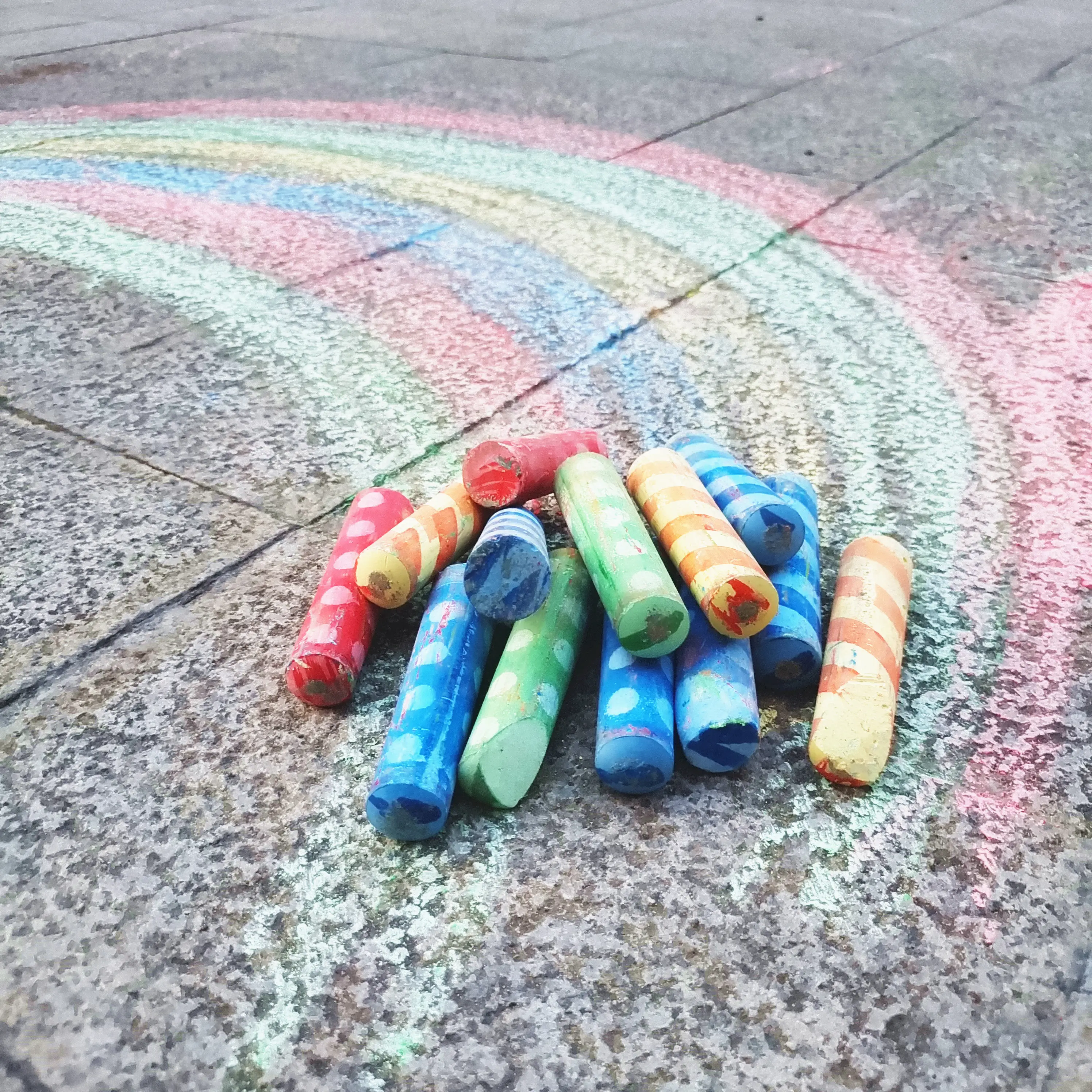 Tiza de dibujo callejero para niños, juego de arte no tóxico, colores surtidos, libre de polvo