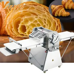 Công nghiệp bột sheeter con lăn tự động bánh pizza bột sheeter của nhà sản xuất bánh mì làm máy Pastry sheeter